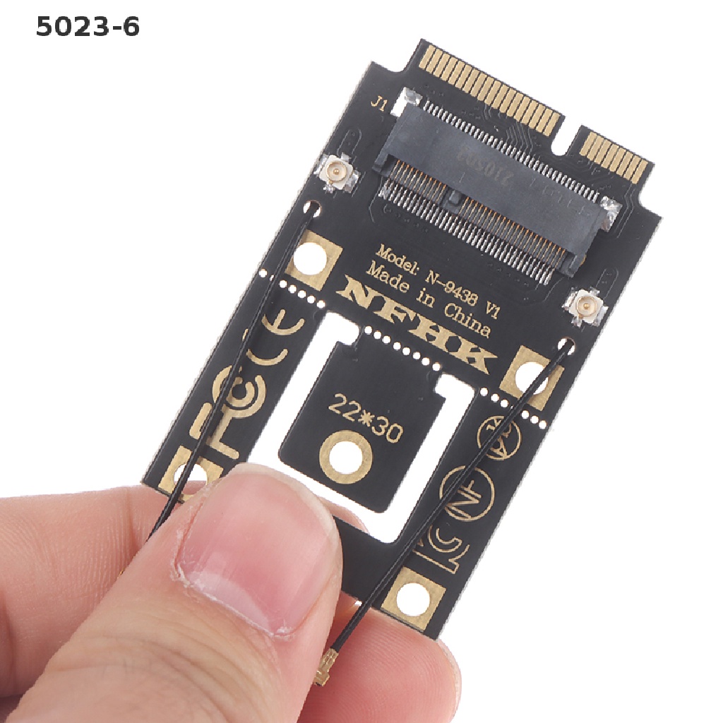 Bộ Chuyển Đổi PCI-E 5023-6 M.2 NGFF Sang Mini PCI-E (PCIe + USB) Cho M.2 Wifi Bluetooth Không Dây