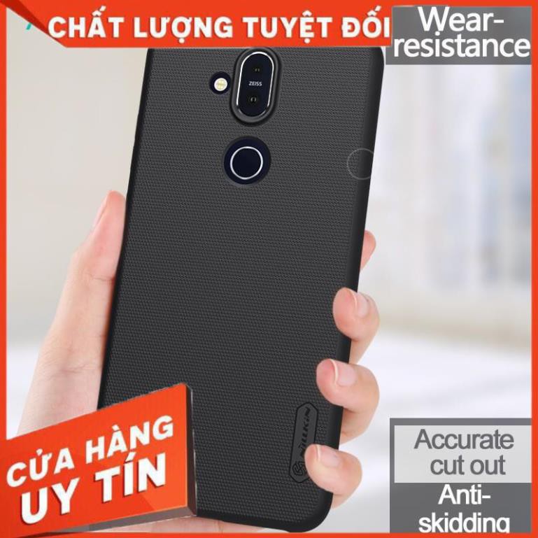 Ốp lưng chồng sốc cho Nokia 8.1 / Nokia X7 Nillkin (Đính kèm miếng dán hoặc giá đỡ) - Hàng chính hãng