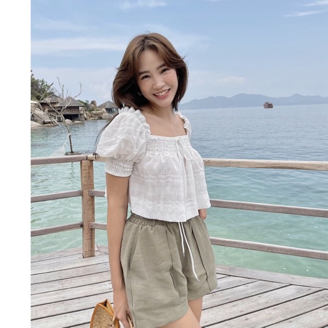 LAYLA TOP - Áo dáng xòe tay bồng dễ thương - Thiết kế bởi IAMCOCO OFFICIAL