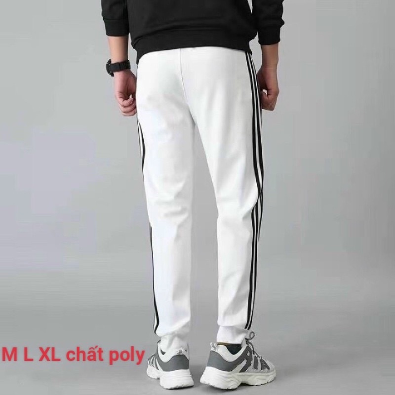 Quần Poly Unisex Dài Ba Sọc KSS214