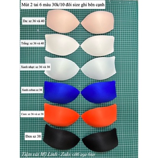 Mút ngực 2 tai mỏng không độn 3k/1 đôi