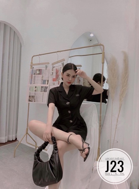Bigsize Jum vest phối nút J23