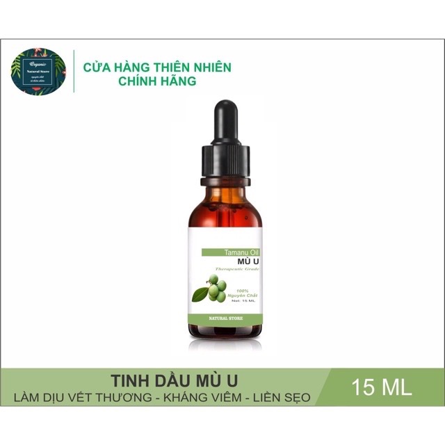 [ 15ML ] Dầu Mù U Nguyên Chất Organic ( Tamanu Oil ) - Mù U Vàng