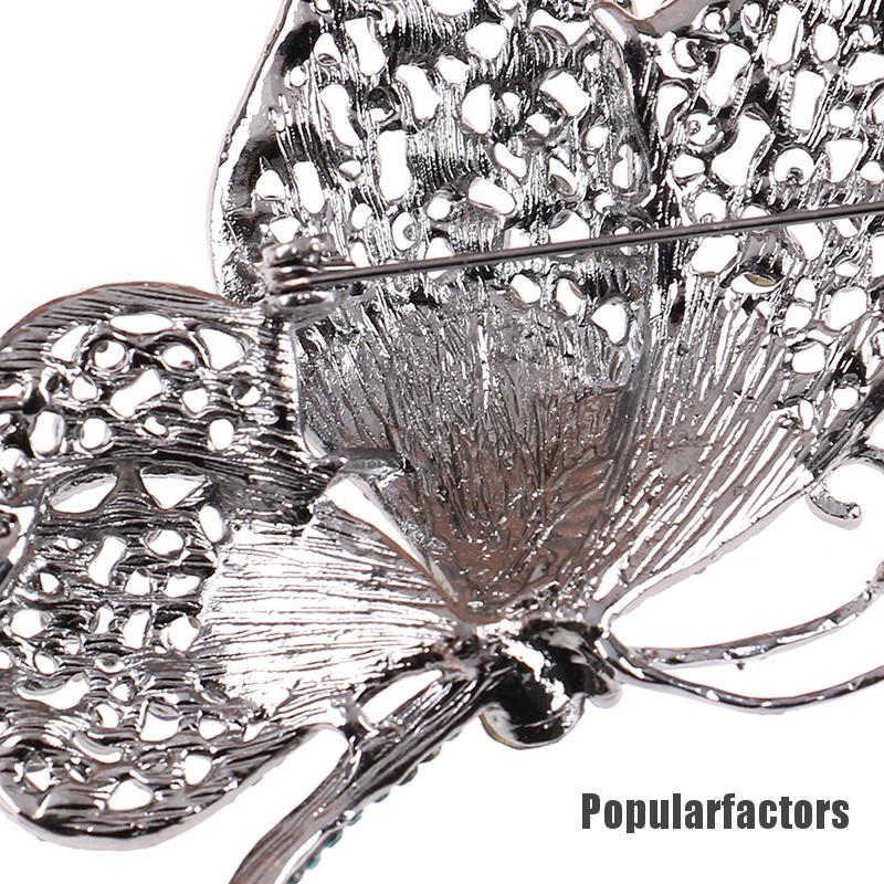 Ghim Cài Áo Hình Bướm Đính Ngọc Trai Nhân Tạo Thời Trang