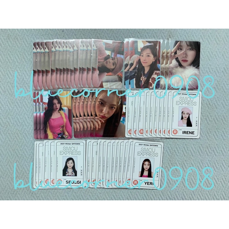 Ảnh photocard Wendy Seulgi Joy Yerim red velvet SMCU