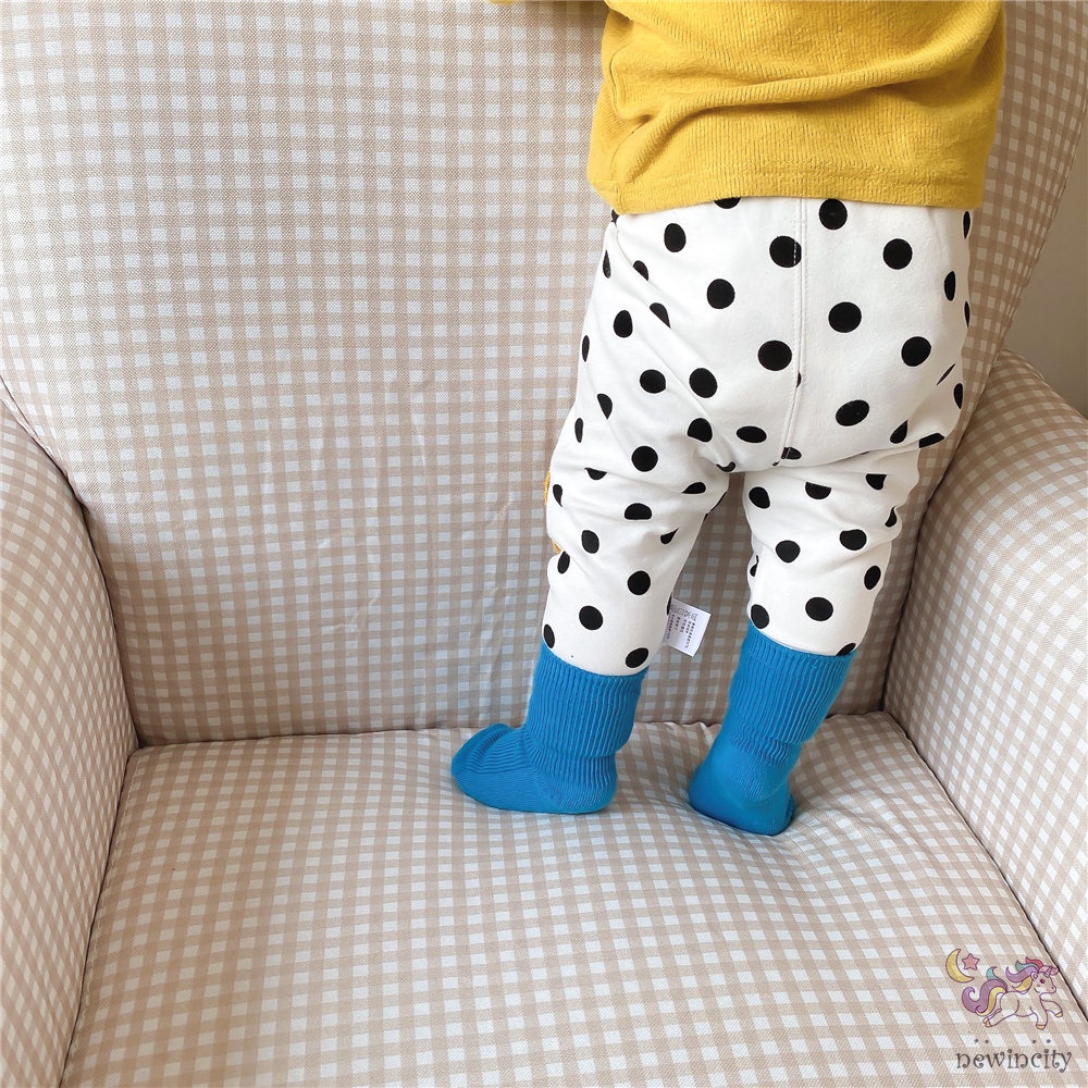 Quần legging dày giữ ấm thời trang Hàn Quốc mùa đông cá tính cho trẻ em