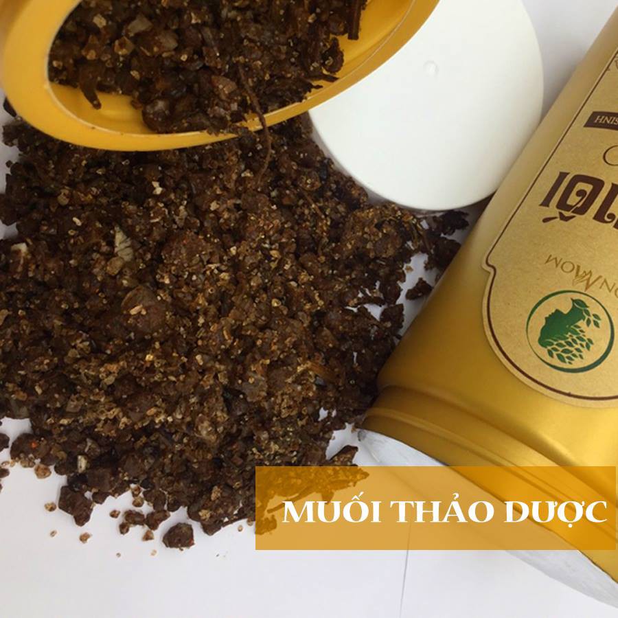 Combo 1 muối quấn bụng thảo dược  và 1 đai muối Wonmom
