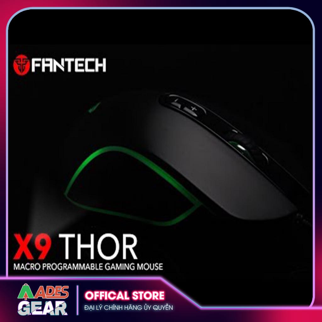 ✔️ Chuột Gaming Có Dây FANTECH X9 THOR 4800DPI LED RGB✔️ 7 Phím Macro ✔️ BẢO HÀNH 12 THÁNG