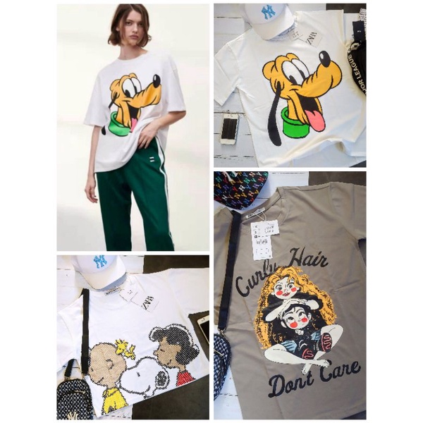 Áo phông thun, Croptop Zara Xuất Xịn New 2021