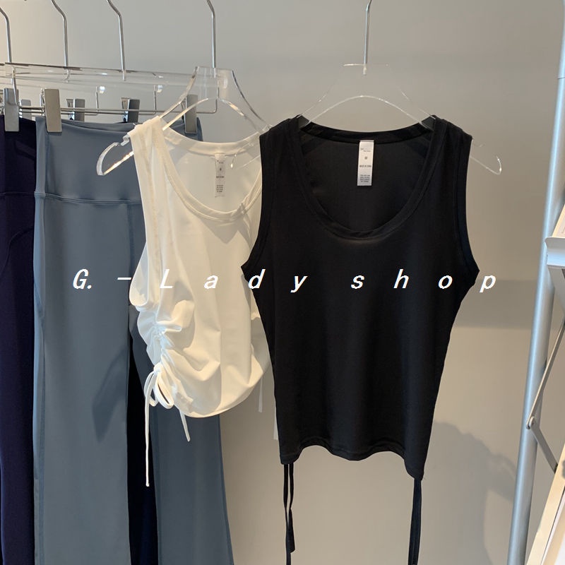 Áo Tank Top Sát Nách Dây Rút Thời Trang Mùa Hè Năng Động