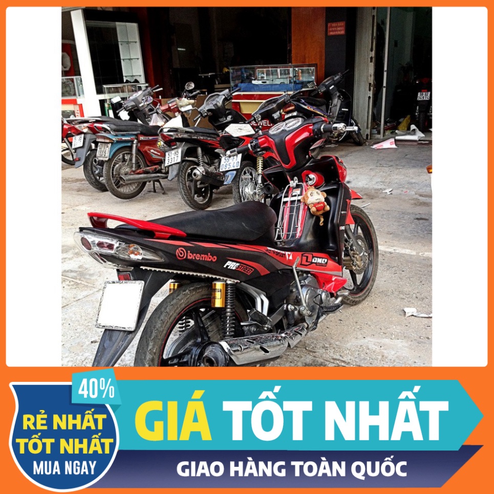 Gía sốc  Tem trùm xe JUPITER RED MONSTER