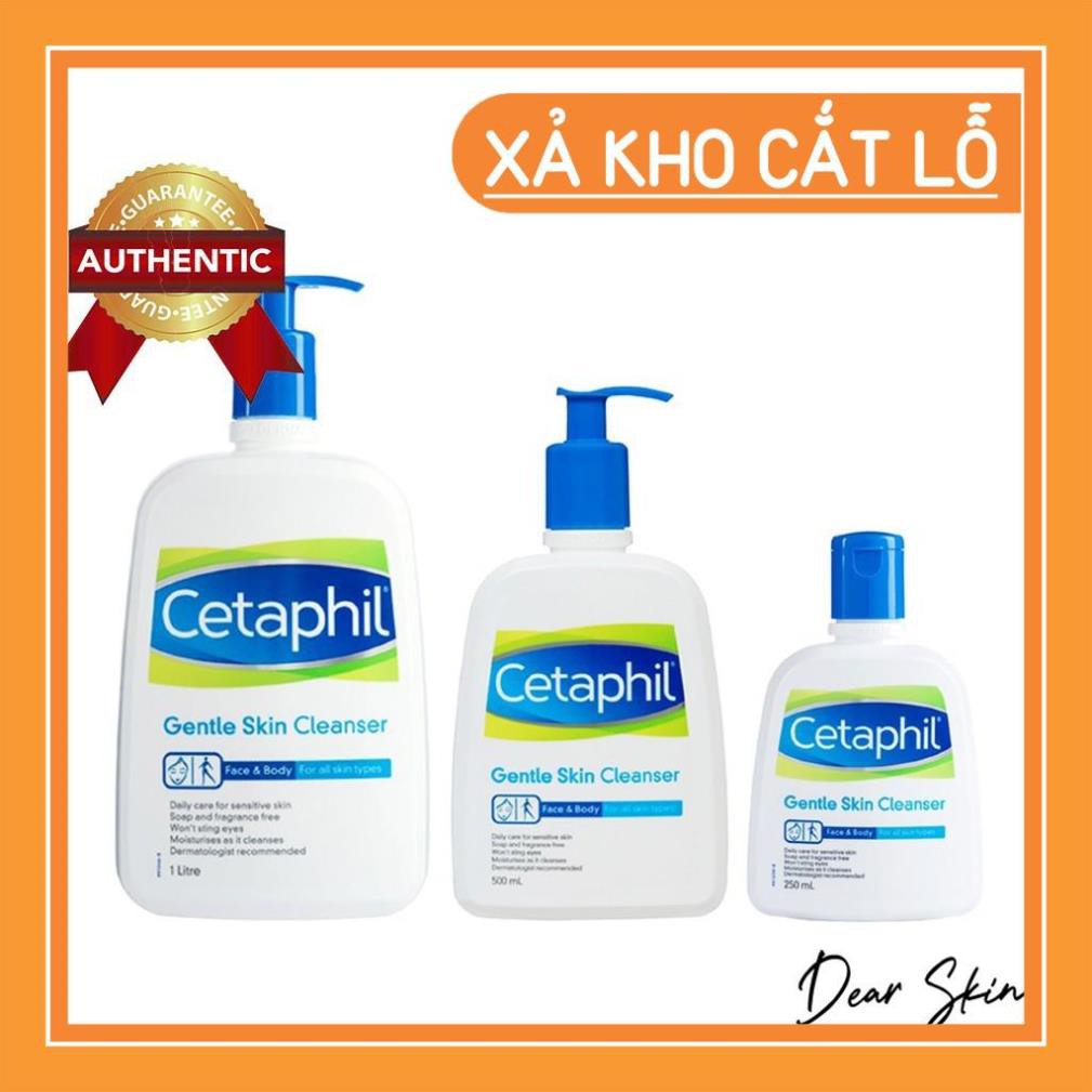 [Chính Hãng] Sữa Rửa Mặt Cetaphil Gentle Skin Cleanser 125ml 250ml 500ml - srm cetaphil dịu nhẹ dành cho da dầu da mụn