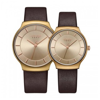 Đồng hồ đôi nam nữ julius ja-1156d dây da