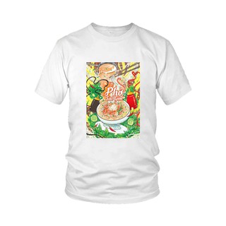 Áo thun Nét Đẹp Sài Gòn Xưa in hình Phở Sài Gòn (Đủ Màu)