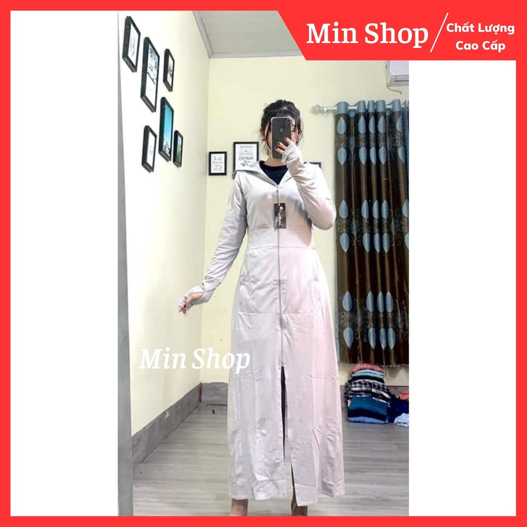 Áo chống nắng nữ toàn thân 2 lớp chống tia uv kèm khẩu trang | BigBuy360 - bigbuy360.vn