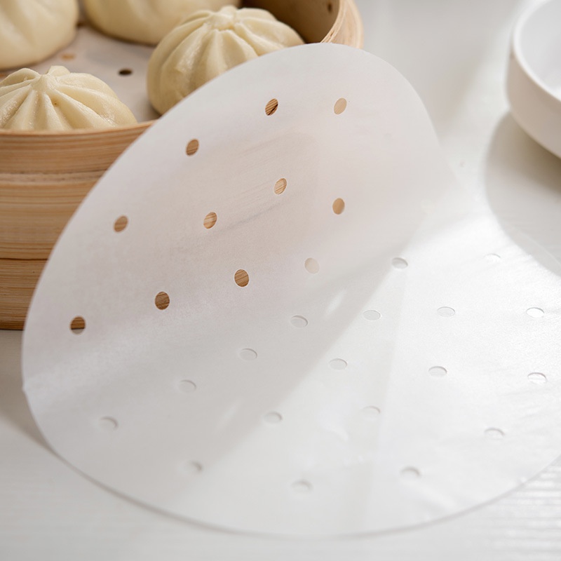 Set 100 giấy lót thực phẩm 18/23cm có lỗ tiện dụng