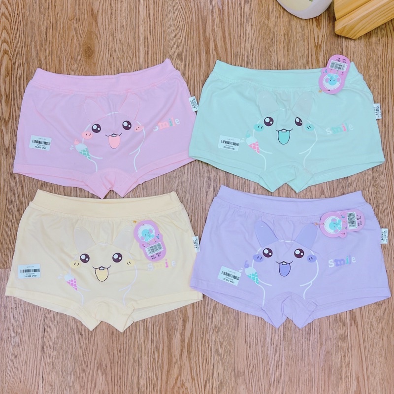 Quần xì đùi bé gái hình động vật dễ thương
