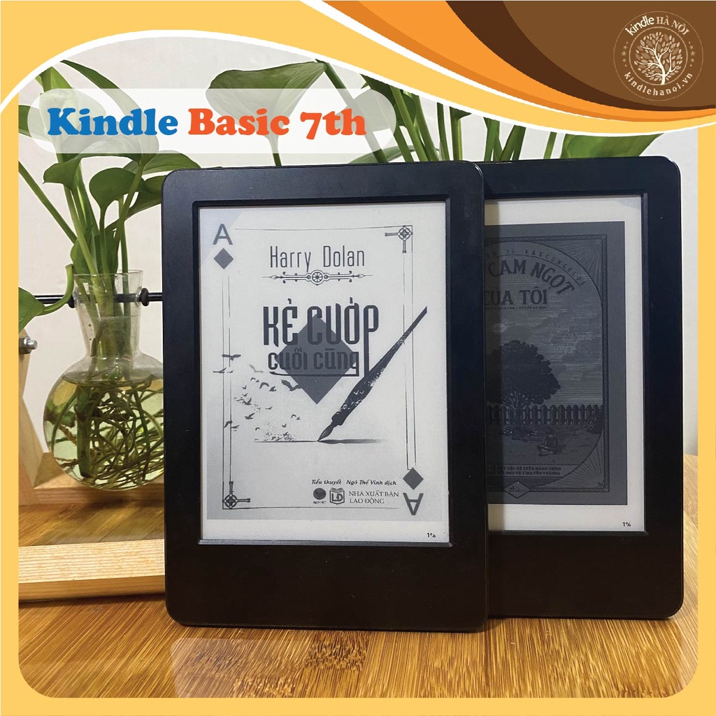 Máy đọc sách Kindle Basic 7th màn hình 6 inch 167ppi, dung lượng 4 GB Used Very Good