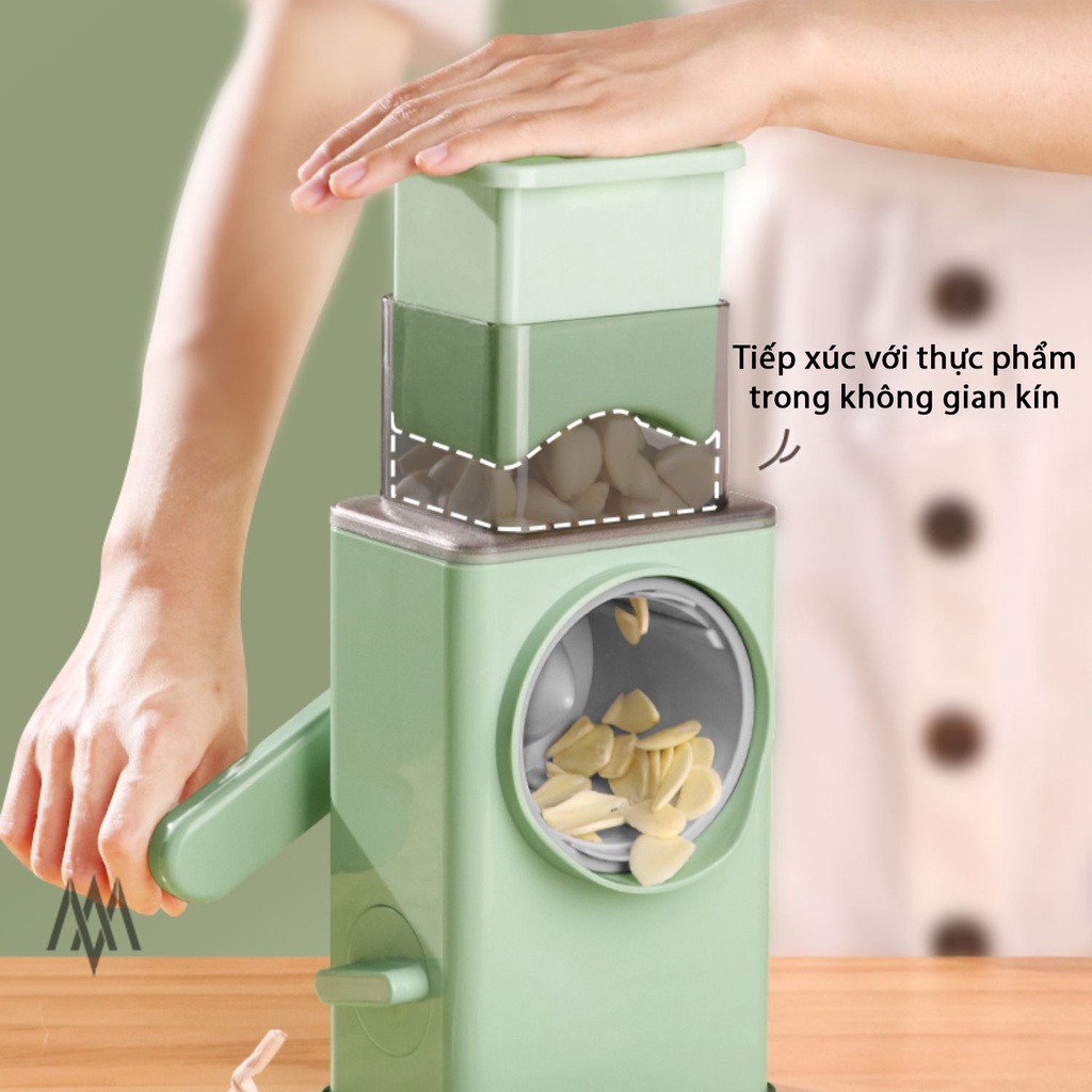 Máy thái lát rau củ VEGETABLE CUTTER đa năng - Máy bào sợi - Dụng cụ nạo rau củ quả