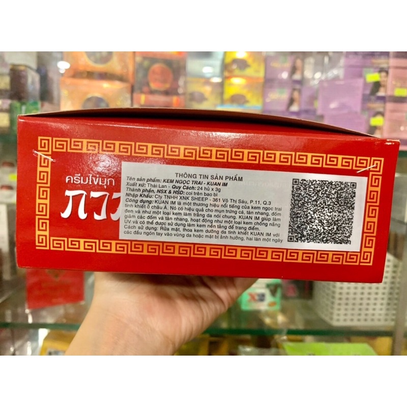 Nguyên lố 24 hủ kem xâm cô tiên Thái Lan