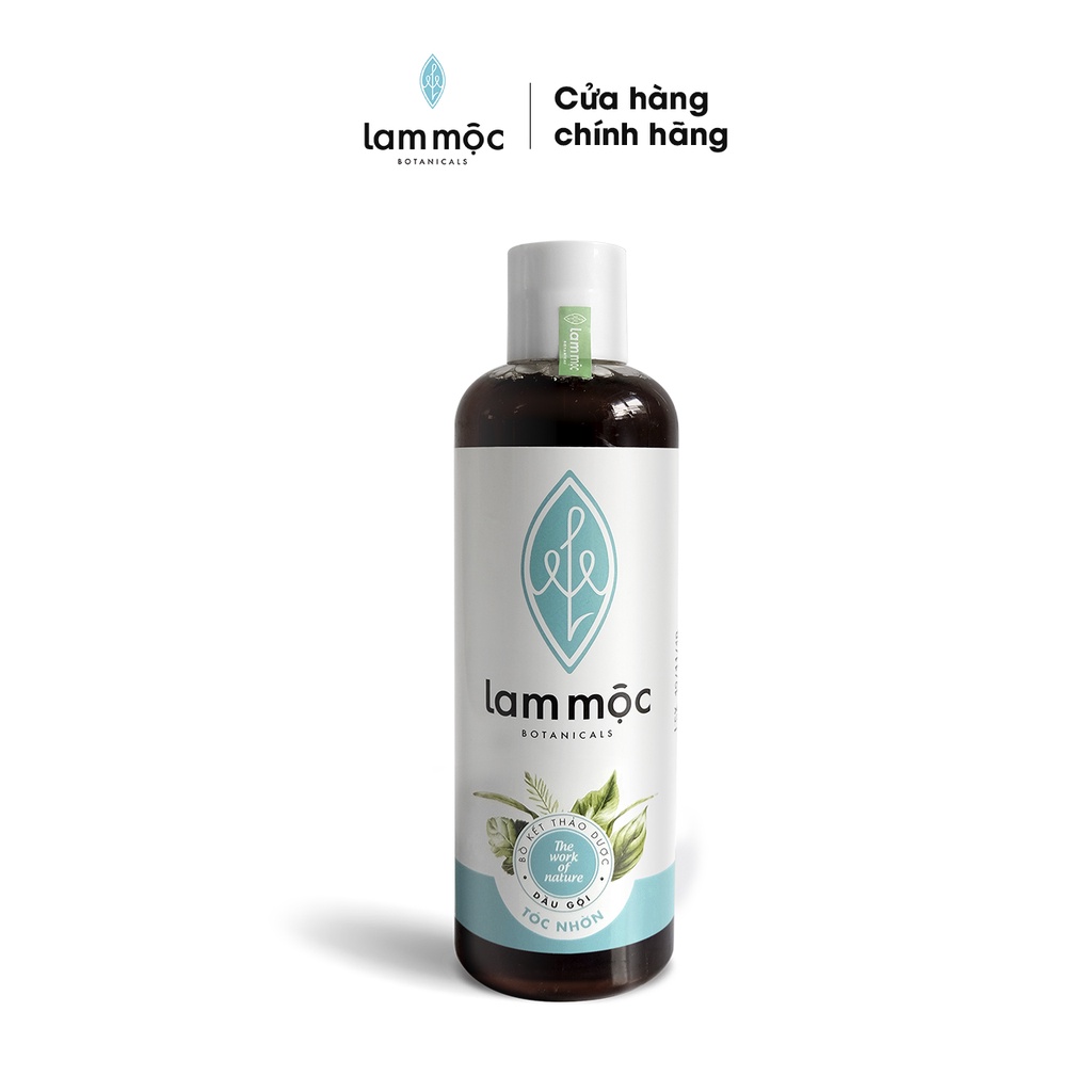 [GIẢM NHỜN, GIẢM RỤNG TÓC] - Dầu gội bồ kết Lam Mộc - tóc nhờn - 250ml