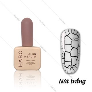 Sơn gel nứt đen trắng Habo