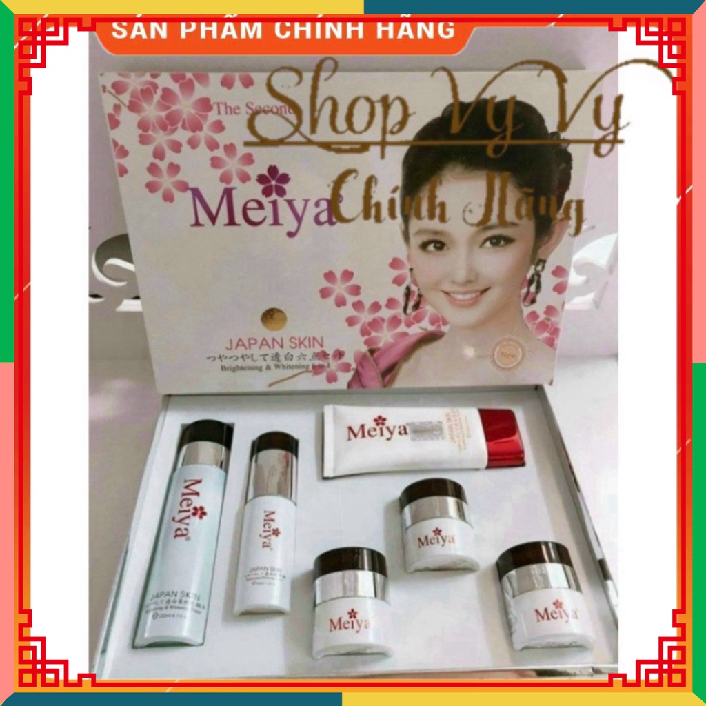 CHÍNH HÃNG - ĐỦ TEM 7 MÀU HÃNG - TÚI HÃNG -  BỘ MỸ PHẨM  MEIYA TRẮNG 6IN1 (NEW)