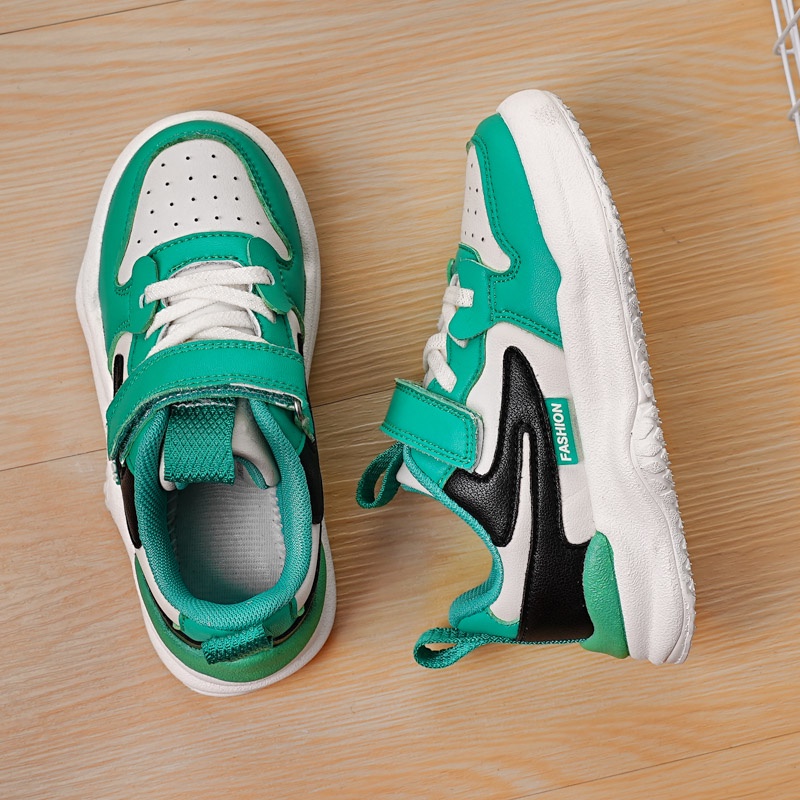 Giày Sneaker Phối Lưới Thoáng Khí Thời Trang Dành Cho Bé Trai Và Bé Gái