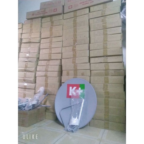 Bộ Chân & Lá chảo truyền hình K+ kèm hướng dẫn lắp đặt