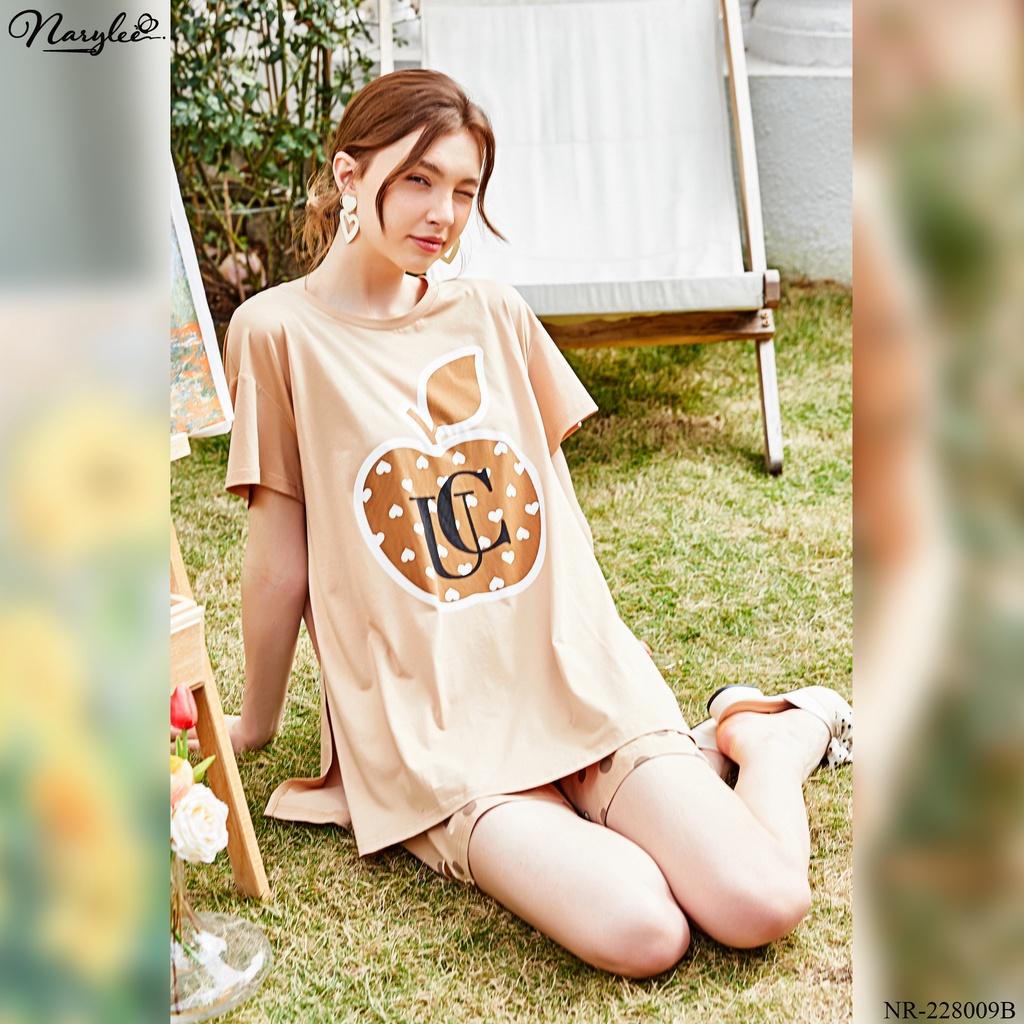 Đồ bộ mặc nhà nữ cao cấp Narylee áo cộc quần đùi chất cotton nhập khẩu mềm mịn chống tia UV kháng khuẩn mã NR - 228009