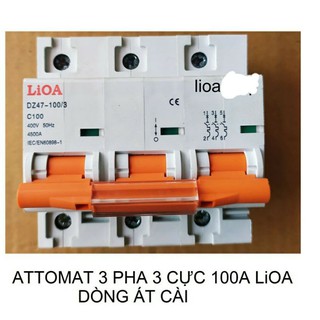 cb lioa (attomat)100A 3 cực 3 pha