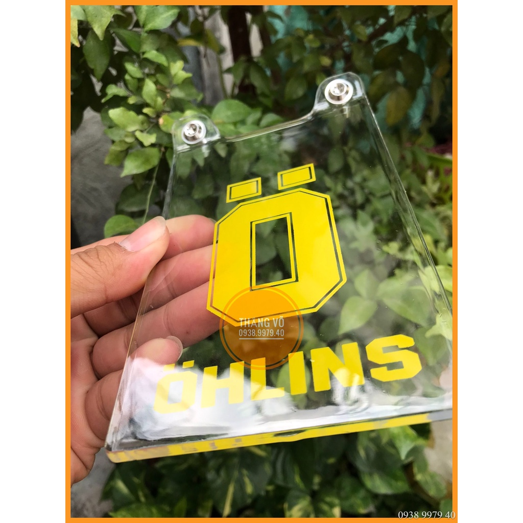 Mica che phuộc Exciter 150 tặng kèm ốc Inox, Chắn bùn Exciter 150 mica che phuộc loại dày đồ chơi phụ kiện Ex 150 Excite