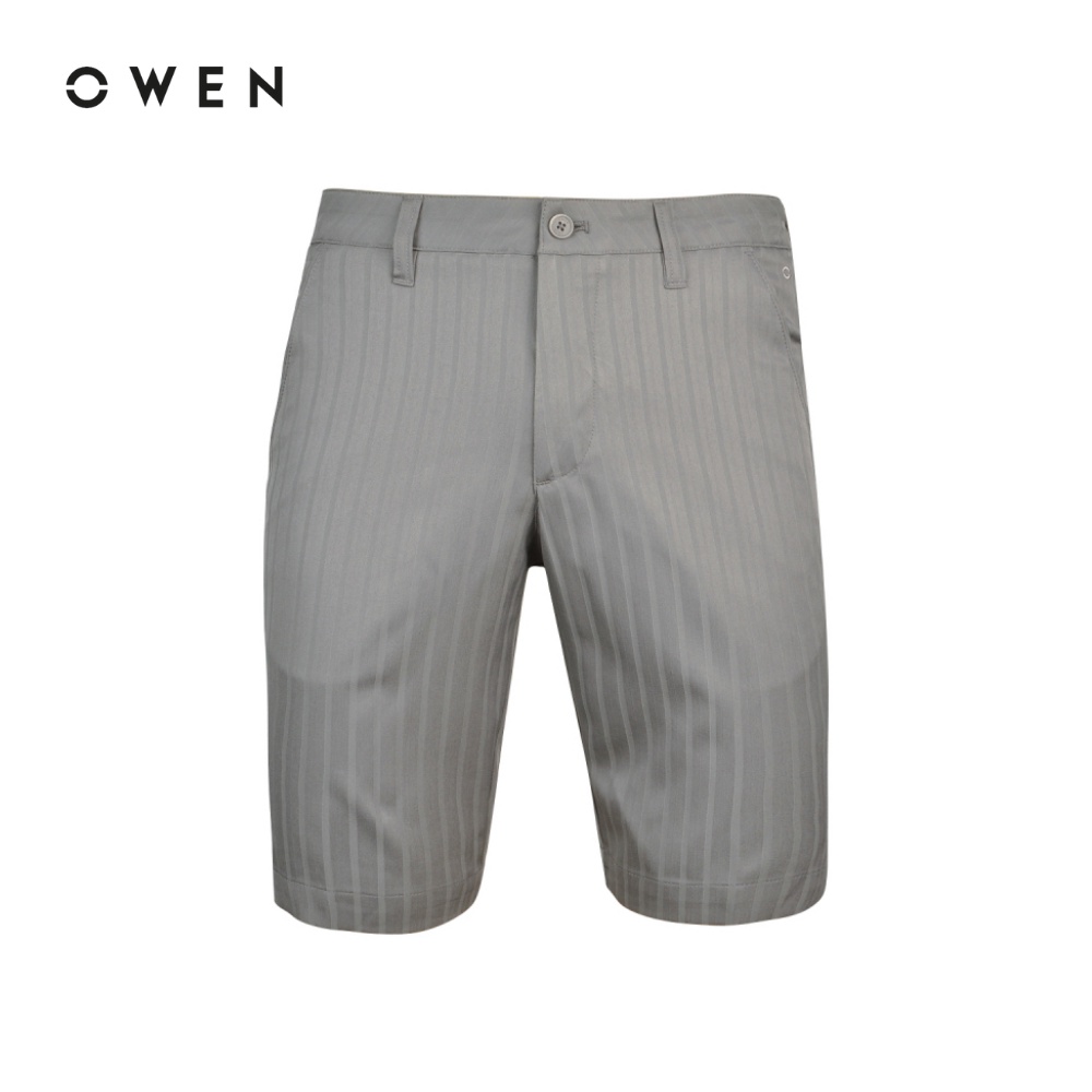 [Mã FATREND2810 giảm đến 30k tối đa 99k] Quần Short Tây Nam Owen Nano Trendy màu xám - SW20243