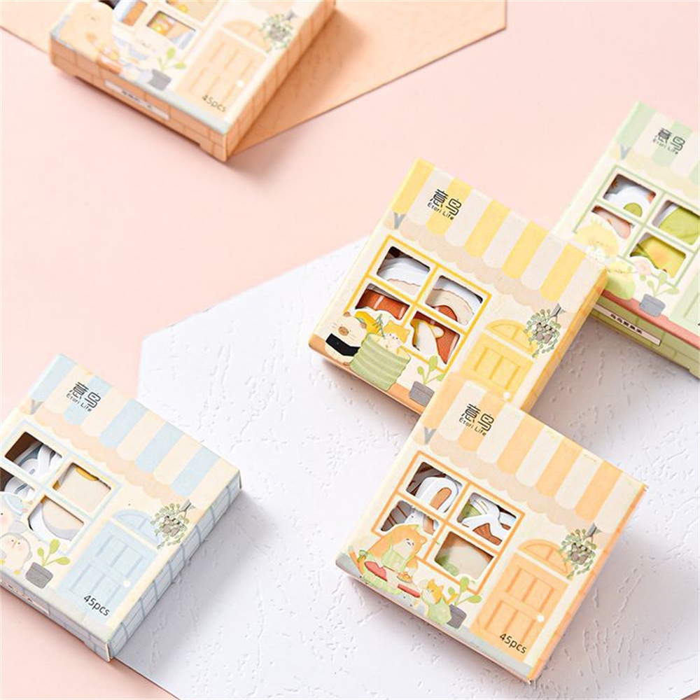 45 Hình dán hình động vật dễ thương dùng trang trí sổ tay diy