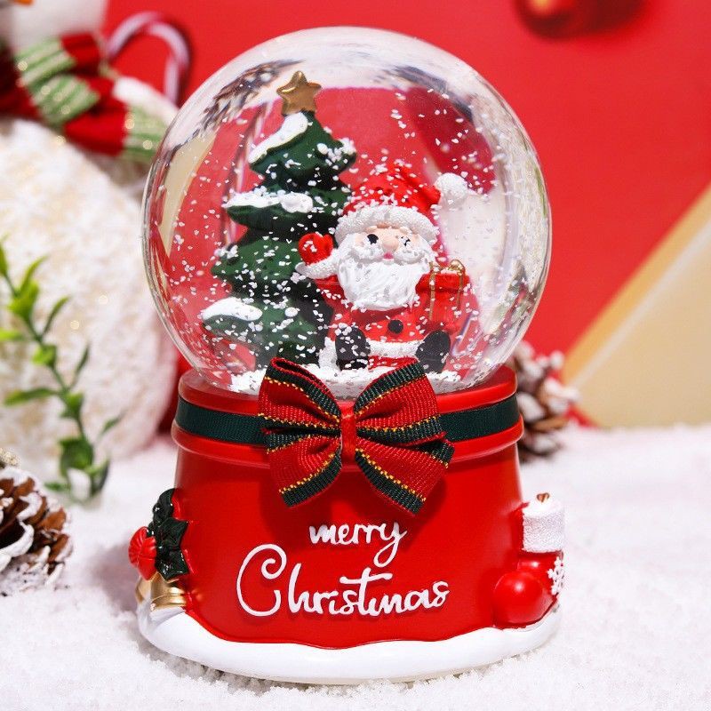 ♝✢✶Quà tặng ngày lễ tình nhân Giáng sinh Quả cầu pha lê Hộp âm nhạc Đèn lồng Quà tặng sinh viên cho bạn bè, bạn cùng lớp