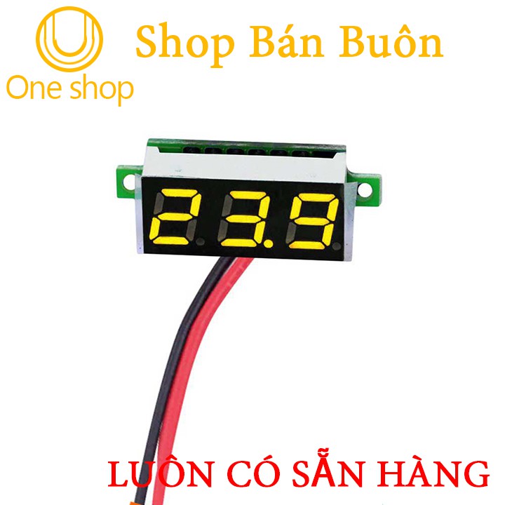 Vôn Kế Điện Tử 0.28 Inch 0-100VDC