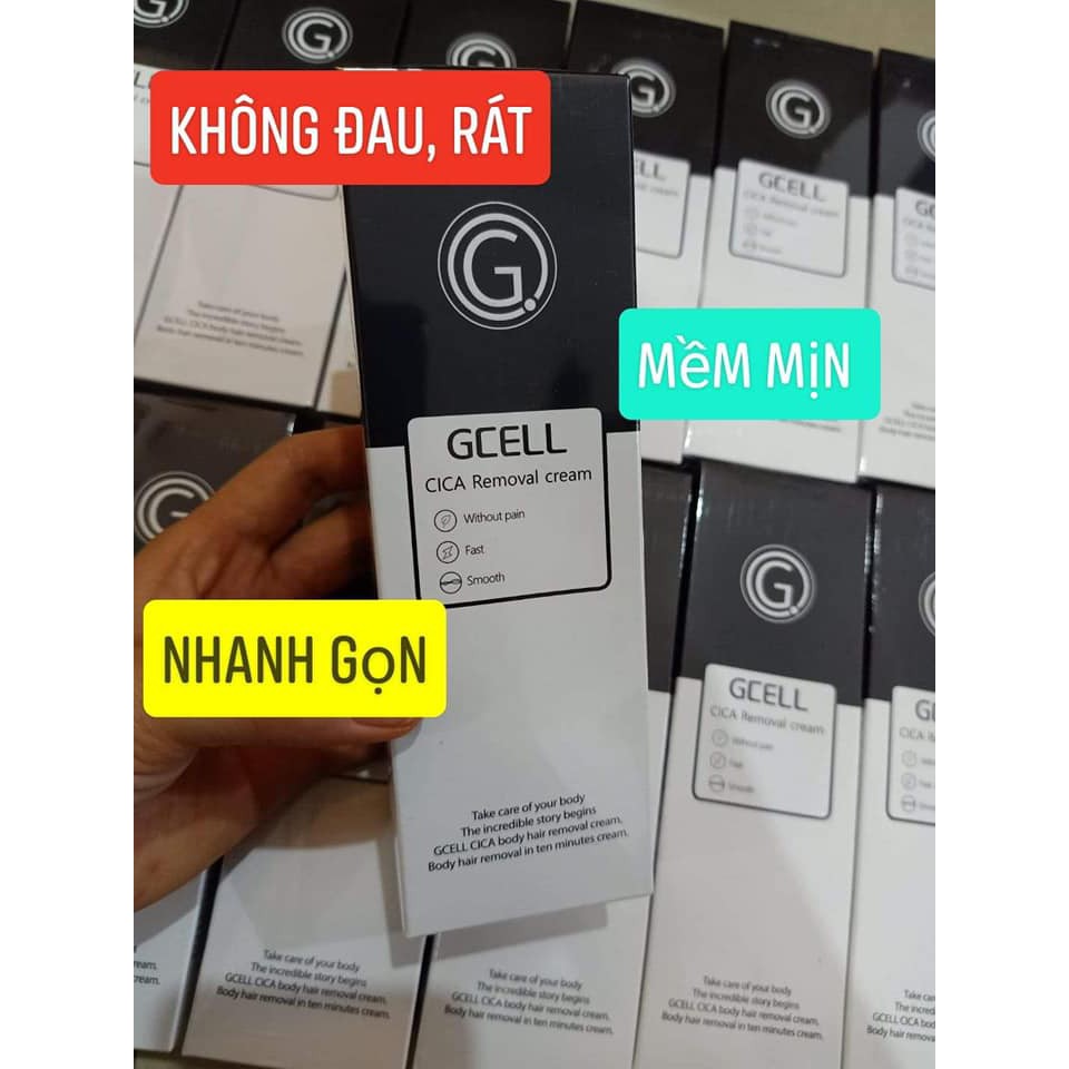 KEM TẨY LÔNG G.CELL - ĐẢM BẢO HẾT LÔNG – HẾT THÂM – SÁNG MỊN NHẬP KHẨU CHÍNH HÃNG - 6217