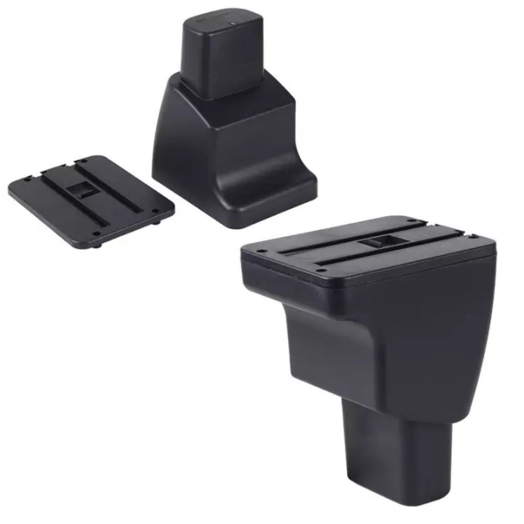 Hộp tỳ tay xe Hyundai I10 cao cấp tích hợp cổng sạc USB - Bảo hành 12 tháng