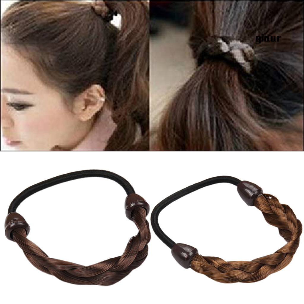 Dây Buộc Tóc Đuôi Ngựa Bằng Sợi Tổng Hợp Co Giãn