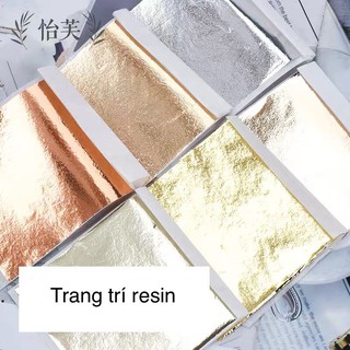 Màu pha resin Bộ 20 tấm kim loại miếng đúc sản phẩm epoxy resin