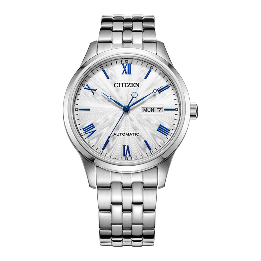 Đồng Hồ Nam Citizen Dây Thép Không Gỉ NH7501-85A - Mặt Trắng (Sapphire)