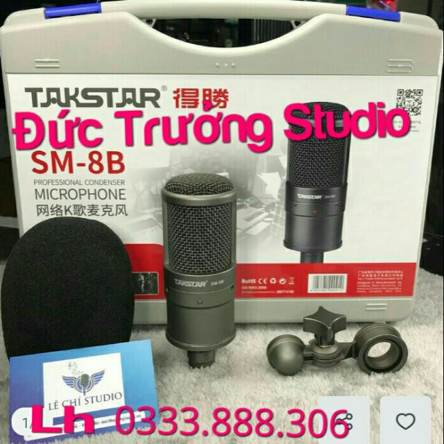 Mic Thu Âm SM 8B thu âm chuyên nghiệp
