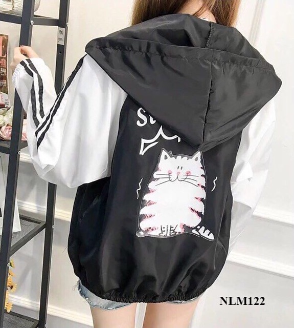 Áo khoác dù mèo sau lưng-10 | BigBuy360 - bigbuy360.vn