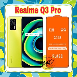 Kính Cường Lực Realme Q3 Pro - Full màn hình 21D - Độ cứng 11H - Độ trong suốt cao - Q3 pro realme