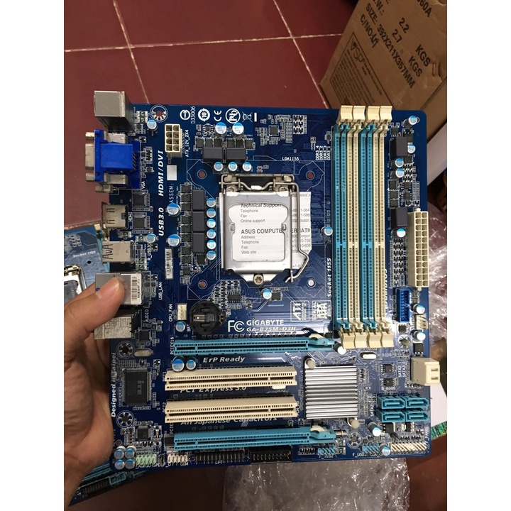 B75M-D3H GIGA 4 KHE RAM SK 1155