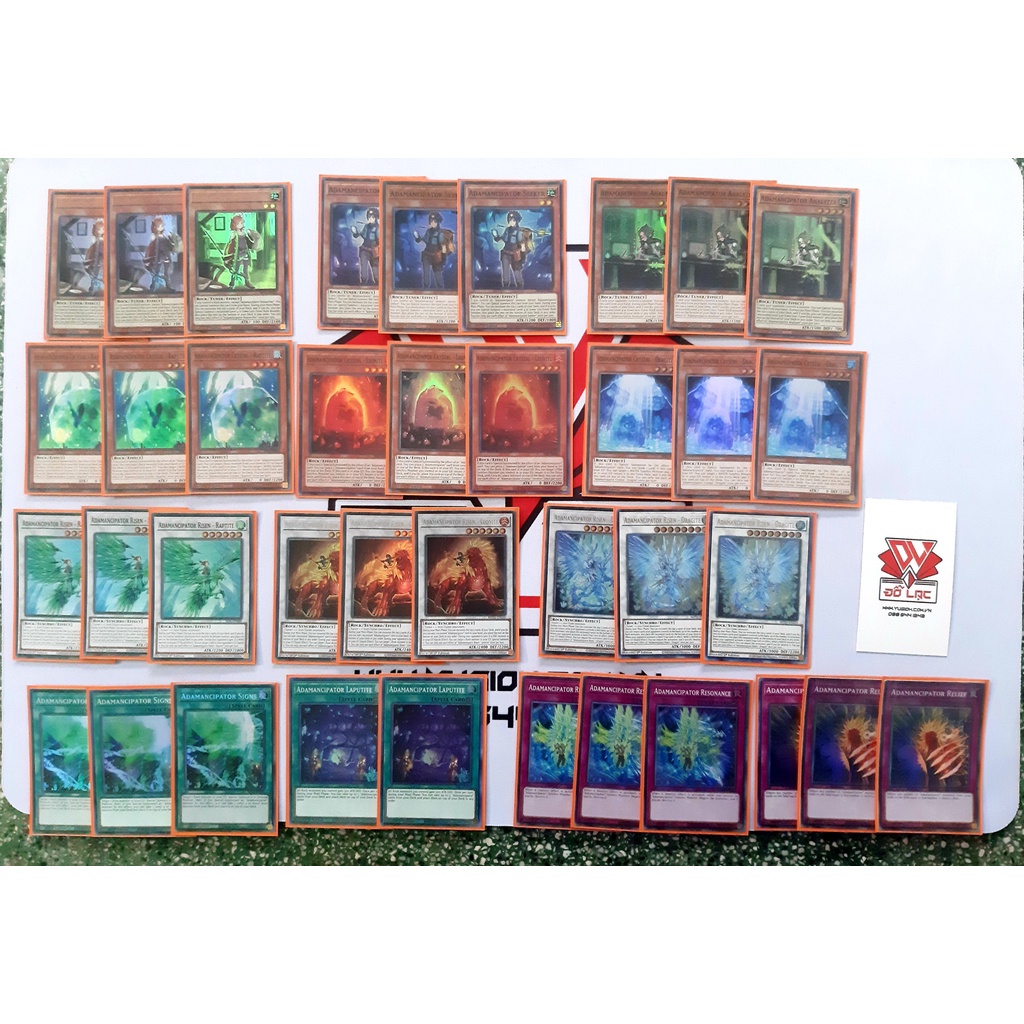 Core Set Thẻ Bài Yugioh Adamancipator Full Foil