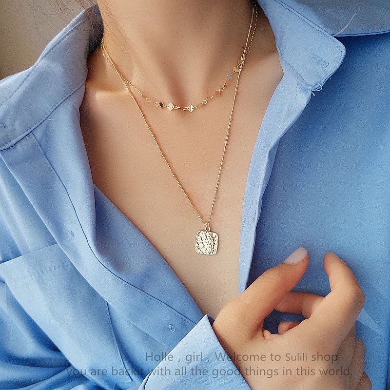 Vòng cổ bạc nữ phong cách Hàn Quốc là mẫu dây chuyền nữ thời trang hot trend BBstore accessories