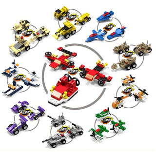 Đồ chơi Lắp Ghép Lego Mini Các Loại Xe 2 in 1