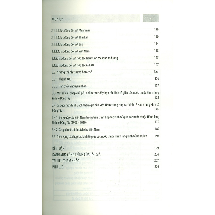 Tiến Trình Hợp Tác Kinh Tế Giữa Các Nước Thuộc Hành Lang Kinh Tế Đông - Tây (1998 - 2010)