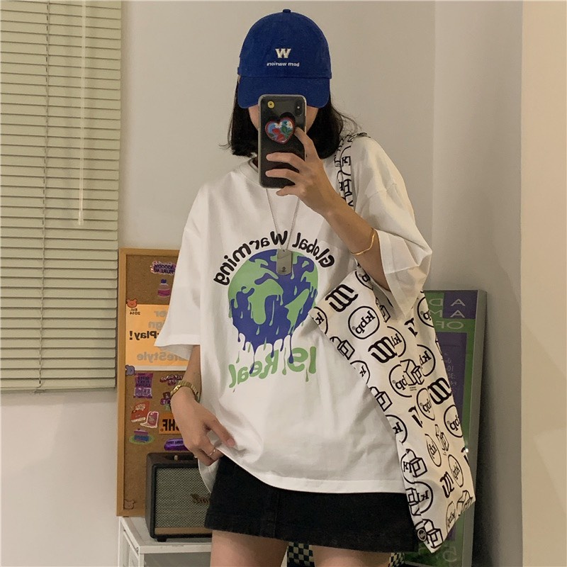 Áo thun tay lỡ form rộng unisex HM1986 3169